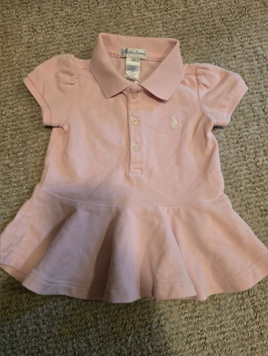 Ralph Lauren Other - Ralph Lauren Light Pink Polo Peplum Dress